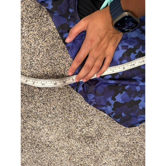 Athleta Free Style Camo One Piece Swim Suit Blue Size 26 EUC - Picture 5 of 5